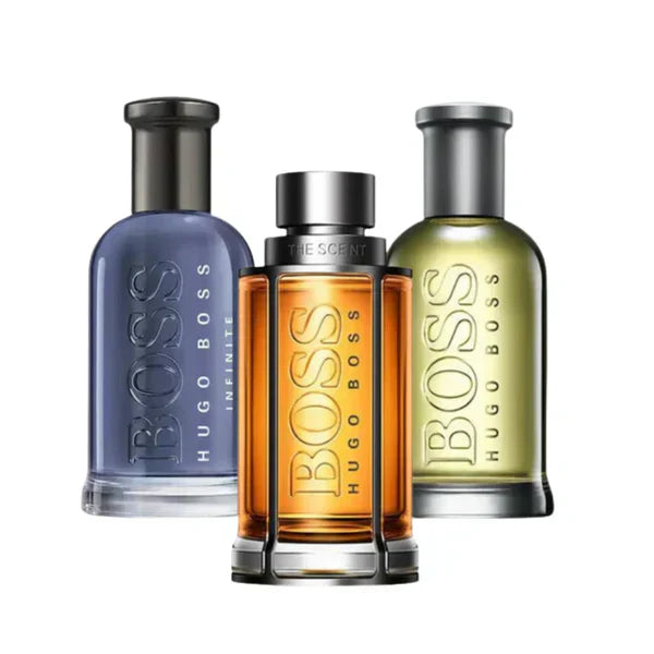 Combo de 3 perfumes BOSS THE SCENT, BOSS BOTTLED y BOTTLED INFINITE 100ml