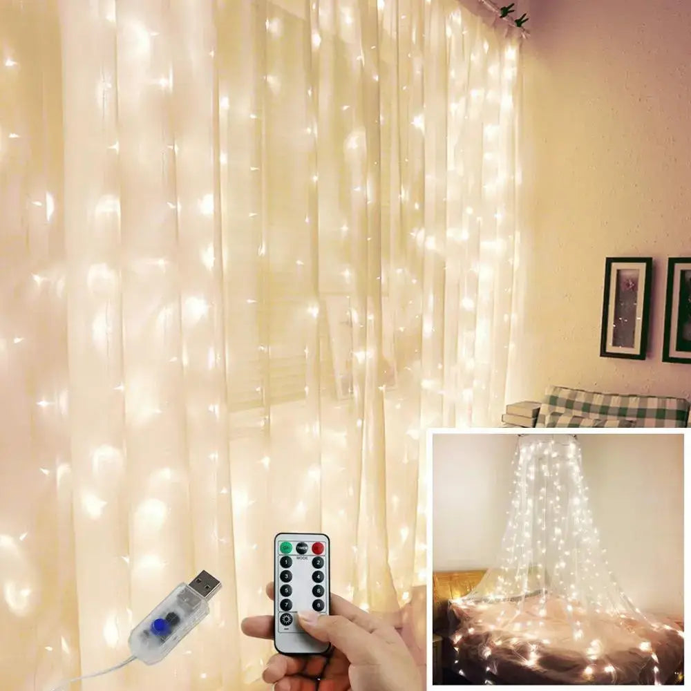 Cortina de Led para Natal