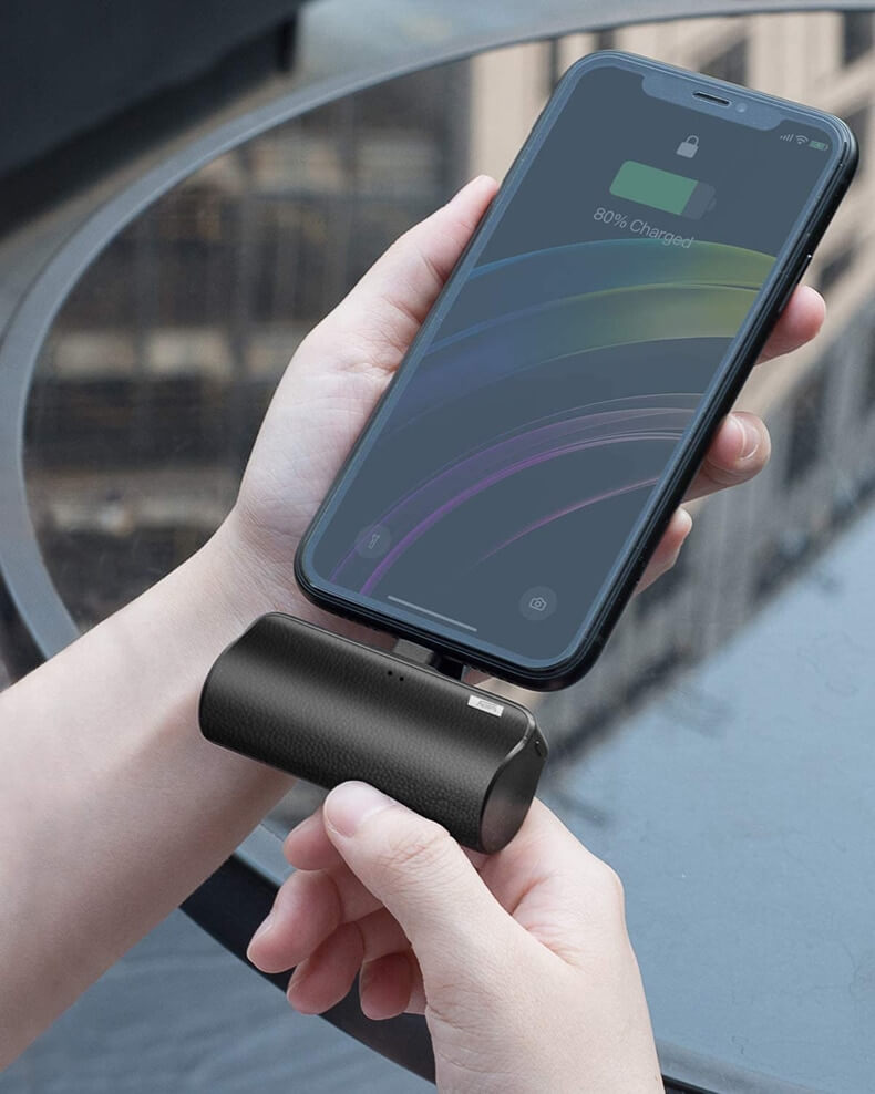Mini Carregador Portátil 5000mAh - Power Bank
