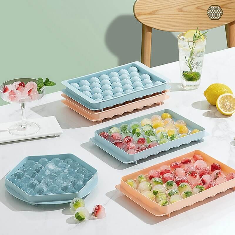 Bandeja de Gelo para Fazer Mini Bolas De Gelo - Mold Ball