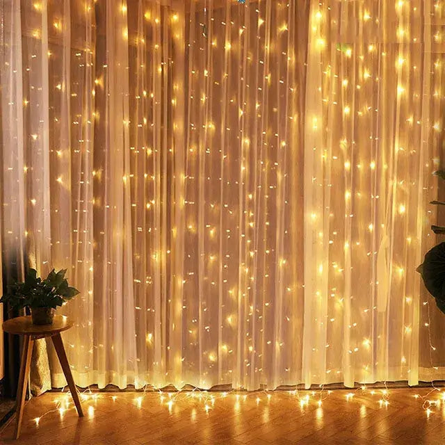 Cortina de Led para Natal